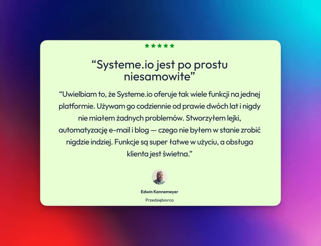 Opinia o Systeme.io